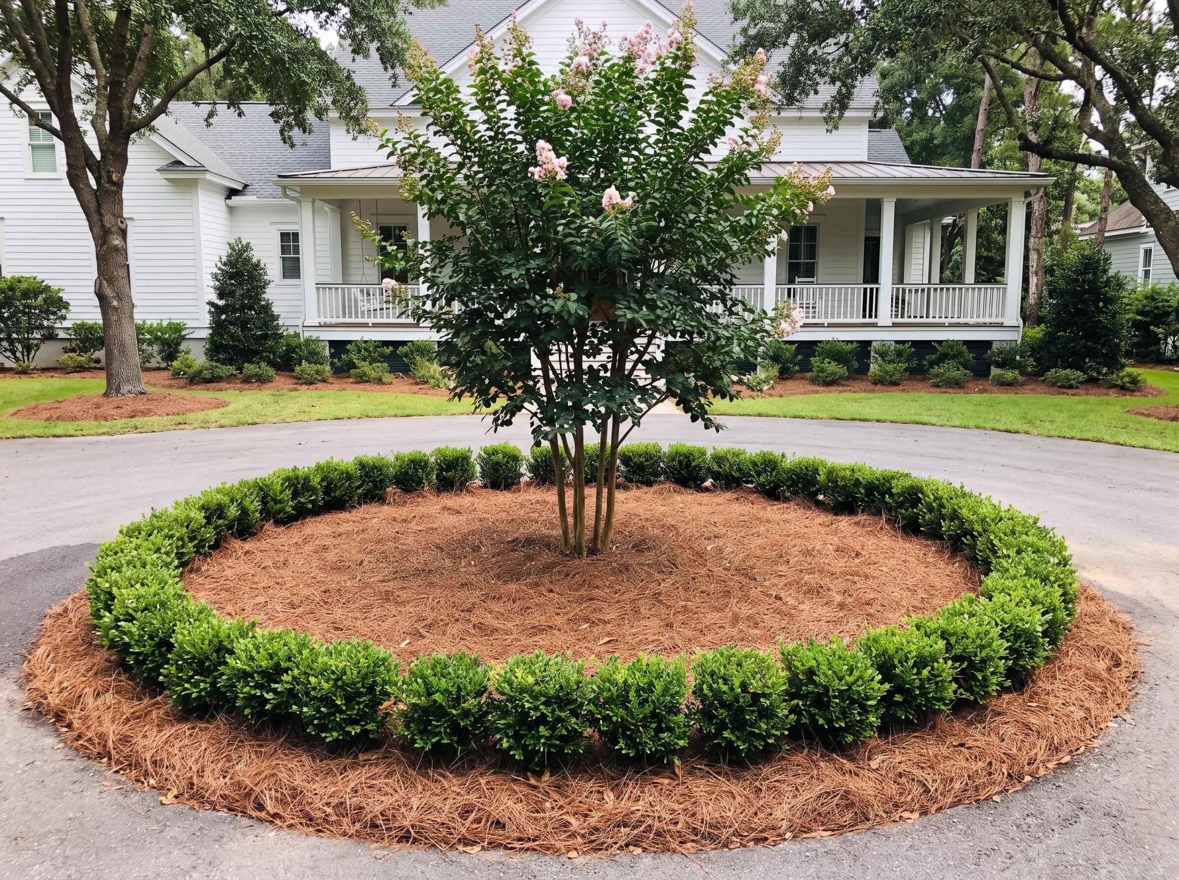 Driveway Island Bed